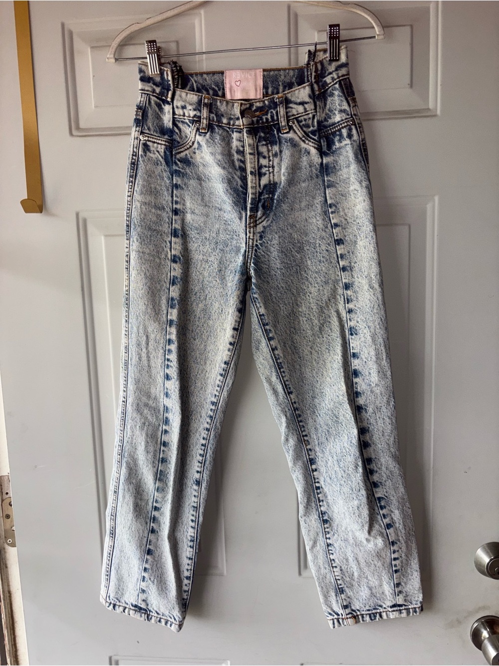 Revice acid wash crop jeans size 25